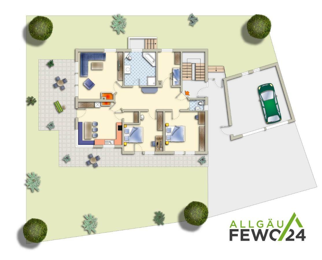 Haus Goehl Lägenhet Rettenberg Exteriör bild
